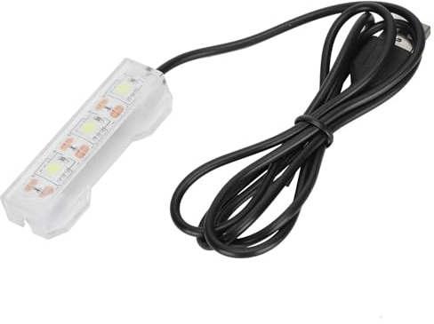 Tnfeeon Aquarium-Licht, Leichte USB-Mini-Dekoration, Desktop-Aquarium, Weiche LED-Lampe für Wasserpflanzen und Fische