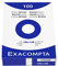 Exacompta 13309E 100er Pack Premium Karteikarten blanko DIN A6 ideal für die Schule, zum Lernen von Vokabeln 105 x 148 mm weiß