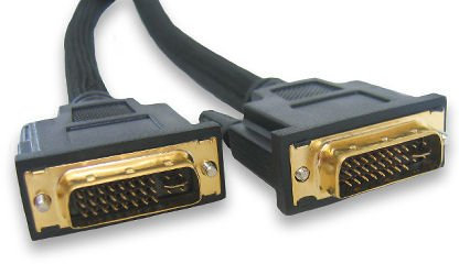 Cables 4 ALL Supreme 2M DVI-I Cable/Dual Link 24+5 Pins/Gold Plated/HDTV