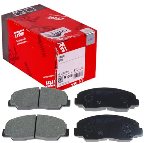 TRW GDB1134 Brake Pad Set of 4 Compatible for Daihatsu Rocky (F7, F8) 1984-1998 Front Axle and Other Vehicles