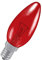 Crompton Lamps 40W Candle SES-E14 Dimmable Fireglow Red 95lm SES Small Screw E14 Incandescent Fireplace Coloured Light Bulb