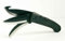 Akah Klappmesser 3-teilig, 8 cm Klinge, Schwarz, Edelstahl, Gummigriff, Outdoor, Jagd
