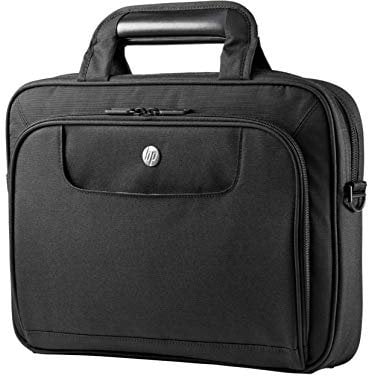 HP Value Topload (L3T08AA) - Bolso bandolera con cremallera para portátiles y tablets (14), color negro