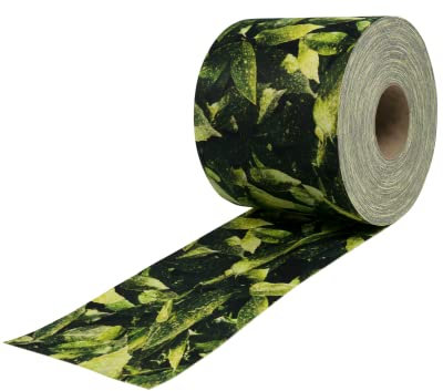 Zaundruck Sichtschutzstreifen Polyester - nachhaltiger Sichtschutz für Doppelstabmattenzaun - Motiv Windschutz 26 m x 19 cm - Sichtschutz-Rolle - Aukube