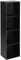 URBNLIVING ® 1, 2, 3, 4 Tier Wooden Shelving Bookcase Storage Wood Shelf Unit (4 Tier, Black)