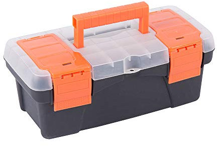 Web World Electronic Business 08623 Caja Herramientas Serie Brico, Varios Colores, 25 x 12 x 9.5 Cm