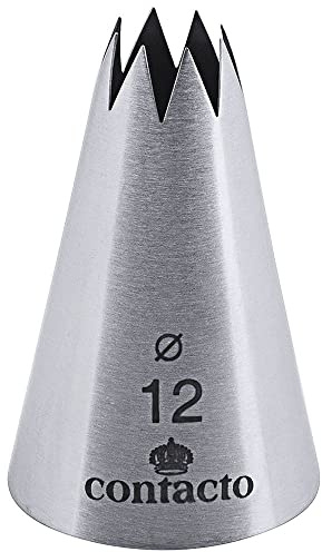 Contacto Sterntülle aus Edelstahl 12 mm