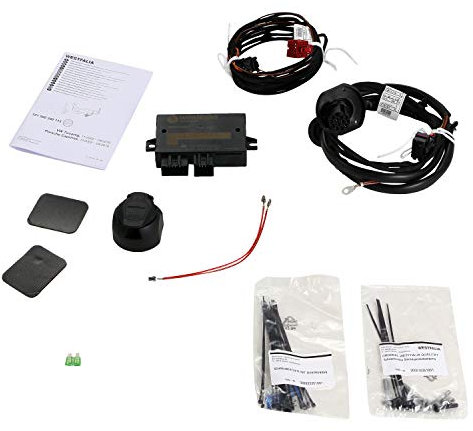 Westfalia Elektrosatz 13-polig und fahrzeugspezifisch für VW Touareg und Porsche Cayenne (beide BJ 11/2002 - 04/2010)