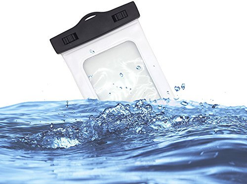 ESupFly IPX8 Certified Universal Waterproof Case Cover for iPhone 6, 5, 5s, 4, Samsung Note, Samsung Galaxy S6 / S6 Edge / S5 / S4, HTC, Sony, Nokia, Motorola, Mobile/Cell Phones up to 5.5 inch (White)
