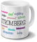 digital print Städtetasse Stromberg - Motiv Positive Eigenschaften - Stadt-Tasse, Kaffeebecher, Mug, Becher, Kaffeetasse - Farbe Weiß