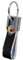 Abarth Offizieller Schlüsselanhänger, Kohlefaser Look und Silbernen