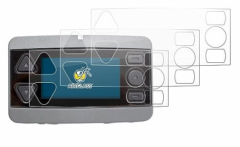 BROTECT 3 Stück Schutzglas für Airbus P8GR Schutzfolie Panzer Folie Glas Displayschutz Made in Germany [Kratzfest 9H, Anti-Fingerprint,Transparent]