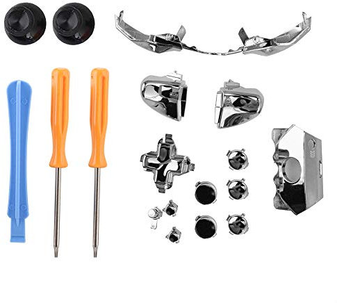 Elite-Kit, X box One Elite Controller-Zubehör, X box Gaming-Zubehör, Elite Controller-Zubehör-Kit mit Feststelltasten, 2 x Schraubendreher, 1 x Schraubenschlüssel für X box 360-Controller.(银色)