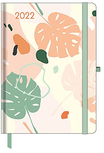 GreenLine Diary Happy Vibes 2022 - Buchkalender - Taschenkalender - 16x22
