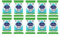 Carex Antibacterial Original Biodegradeable Wipes, Cleans, Cares and Protects, Bulk Buy, Pack of 10 x 15 Wipes