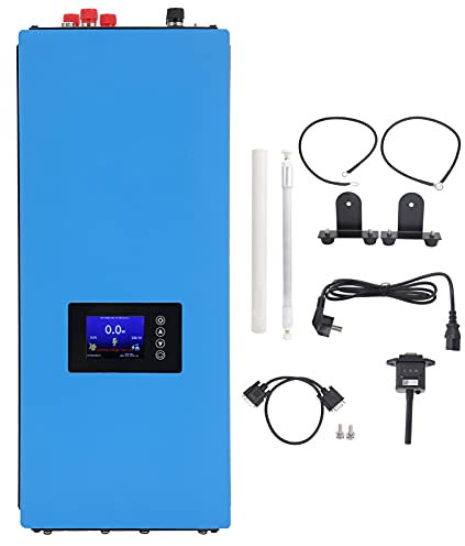 LiebeWH 220V Windkraftanlage Netzwechselrichter mit Dump Load Resistance Set 2000W EU Stecker SUN-2000G2-WAL(Without LIMTER with WIFI)