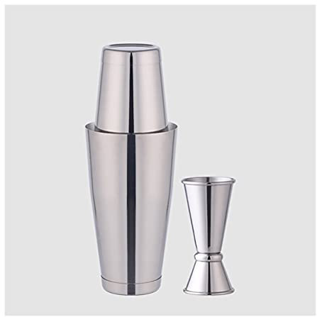 Cocktail Shaker Set Ensemble à Cocktail Shaker Cocktail Shaker Set 600 / 800ml Shaker Shaker 28oz Boston Boston Shaker avec accessoires de barre à barres de Jigger Outils de barres professionnels Shak