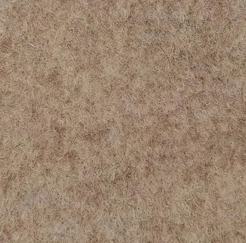 Nadelfilz Extra-Flex Meterware Restauration Innenraumverkleidung Instandhaltung Camperausbau 206 cm Breite (206 x 1200 cm, Beige)