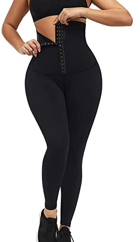 Merlvida Sport Leggings Damen High Waist, Dehnbare Leggins Sporthose Damen mit Bauchkontrolle, Blickdicht Po Push Up Booty Leggins, Angenehm Weiche Elastische Yogahose für Fitness Gym Workout Alltag