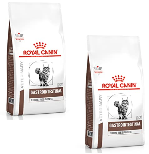 Royal Canin Gastrointestinal Fibre Response | Pack Double | 2 x 400 g | Croquettes pour Chats Adultes | pour Une Meilleure Digestion | Teneur énergétique adaptée