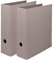 Rössler Papier 1317452490-2 - S.O.H.O Ordner DIN A4, 2 Stück, mit Hebelmechanik, Rückenbreite 85 mm, Taupe, 285 x 85 x 320 mm