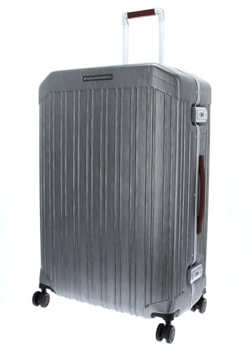 Piquadro PQ-Light Frame - 4-Rollen-Trolley 75 cm Silber