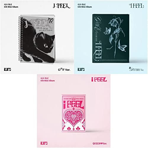 (G) I-DLE - I feel (6th Mini Album) CD+Pre-Order Benefit+Folded Poster (Random ver. / CD Only, No Poster)