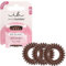 invisibobble Original Haargummi Pretzel Brown I 3x Spirale Haargummis braun für Mädchen, Damen & Herren I designed im Herzen Münchens