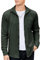 COOFANDY Herren Hemd Cord Langarm Freizeithemd Langarmhemd Hemdjacke mit Fronttasche Cord Jacke Winterhemd Regular Fit Männer Jacke Armeegrün XL