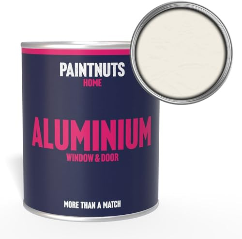 Paintnuts Aluminium Window & Door Paint - RAL-9010 - PURE WHITE Gloss 1 Litre Tin