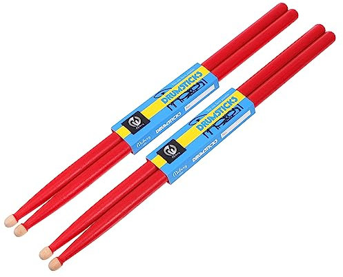 Supvox Drumsticks Aus Ahorn Paar Drumsticks Aus Holz Bequemer Griff Für Anfänger