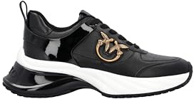 Pinko Damen Sneaker, Schwarz, 40 EU