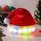 Mecctuck Weihnachtsmütze, Weihnachtsmützen, Mütze mit LED Licht, Nikolausmütze, Weihnachtsmann Mütze, Weihnachtsmütze LED Mütze, Nikolausmützen, Christmas Hat Einheitsgröße für Kinder und Erwachsene