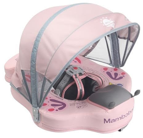 HECCEI Schwimmring Baby Mambobaby Nicht Aufblasbarer Schwimmhilfe Weiches Wasserdichtes Schwimmreifen komfortabel Baby Float Perfekt Schwimmtrainer für Kinder 3-24 Monate