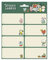 Grupo Erik Aufkleber Etiketten BT21 mit einer Größe von 8x4 cm und Illustrationen mit den Hauptfiguren, Etiketten zum Beschriften, 16 Klebeetiketten Set