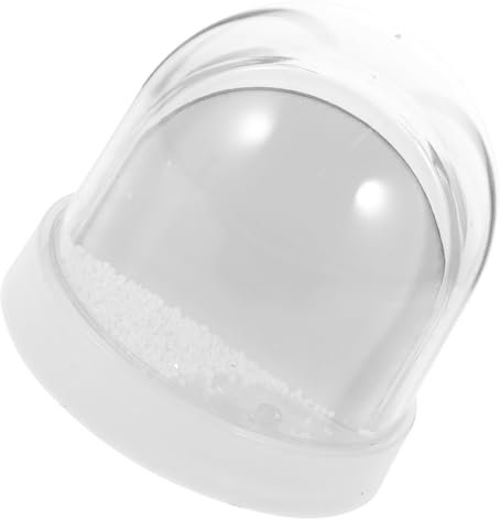 WOFASHPURET Schneekugel-Fotorahmen Weihnachtsschneekugel DIY Bilderrahmen Mini-Foto-Schneekugel Schneekugel mit Bild Sublimation Schneeball Aluminiumblech Material Wasser