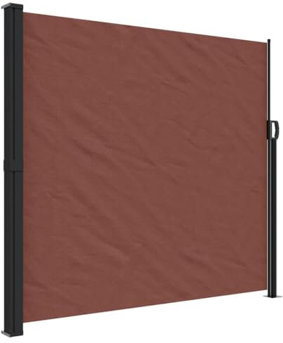 vidaXL Toldo Lateral retráctil marrón 180x500 cm