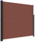 vidaXL Toldo Lateral retráctil marrón 180x500 cm
