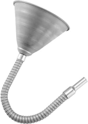 Lipfer Steel Bendable Universal Spout Funnel with filter for All Oils, Water, Diesel Fuel and Other Liquids