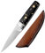 Petit couteau de poche Tanto à lame fixe, couteau portable de camping et d'extérieur en acier inoxydable M390, couteau de chasse EDC couteau droit et fixe, couteau à main contre les couteaux