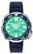 Nubeo Men's 50mm Ventana Automatic Limited Edition Turquoise Blue Watch with Silicone Strap NB-6102-02