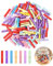 100 Pièces Petits Messages Rouleaux de Papier à Vœux Porte-bonheur Etiquettes Vides en Vrac Papier Message Wish Papier de Souhait de Message pour Loisirs Créatifs Décorations