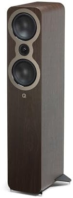 Q Acoustics 3050c Floor Speaker Light Walnut Stereo Speaker for Surround Sound/Home Cinema