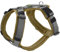 HUNTER Hundegeschirr Maldon UP, Farbe: Oliv/grau, weich gepolstert & komfortabel, stark reflektierend durch 3M Scotchlite, 4-Fach verstellbar, mit gepolstertem Griff (ab S-M), Größe: M-L