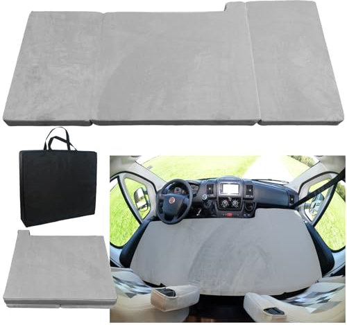xxjolavv Verdickte tragbare Klappmatratze kompatibel mit FIAT Ducato, Citroen Jumper, Peugeot Boxer Camper (2002 – 2023) Kinderbett Fahrerhausbett Wohnmobil Camper zubehör 160 * 74 * 8cm