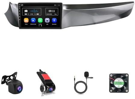Android 14 9 Pollici Touchscreen Stereo Auto Bluetooth Auto Radio Stereo Per Alfa Romeo Giulietta 2010-2014 Con Bluetooth FM Radio Comando Del Volante WiFi Bluetooth AHD Retrocamera(Y200 4+64G)