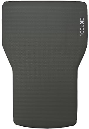 Exped MegaMat Auto – selbstaufblasende, weiche Auto-Isomatte, 10,2 cm Schaumstoff-Pad, Radausschnitte, Pumpe im Lieferumfang enthalten