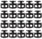 WOLMIK Kordelstopper – 20 Stück Kunststoff-Kordelschlösser, Doppelloch, Feder-Knebelverschluss, elastischer Verschluss für Kordelzug, Paracord, Taschen, Kleidung, Hutriemen, Handschuhe, Schnurschloss