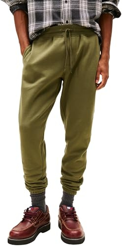 Tommy Jeans Herren Jogginghose Slim Fit Flag mit Tunnelzug