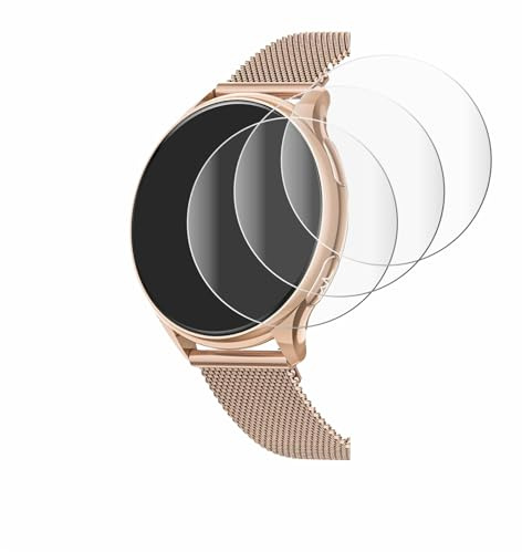 Savvies Schutzfolie für Miecgth I180 1.27 | 4 Stück Transparenter Displayschutz Made in Germany Curved Full-ScreenDisplayschutz-Folie Klar Anti-Fingerabdruck